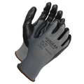 Nugear Gray Foam Nitrile, Coated Glove, L NBK4406L12